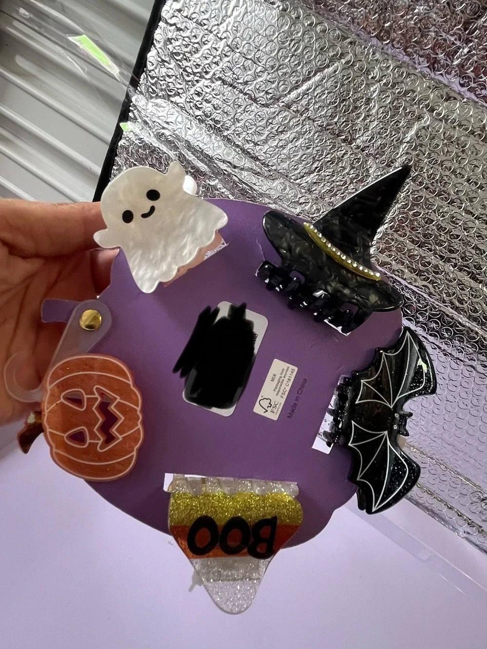 piper·k Orange Halloween Hair Clip Set - Trick or Treat